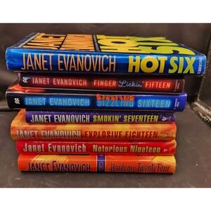 Janet Evanovich Lot Of 7 Hardcover Good To VG Condition
